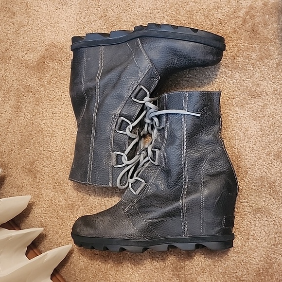 Sorel Joan of Artic II Wedge Distressed Waterproof Boots - Picture 10 of 13